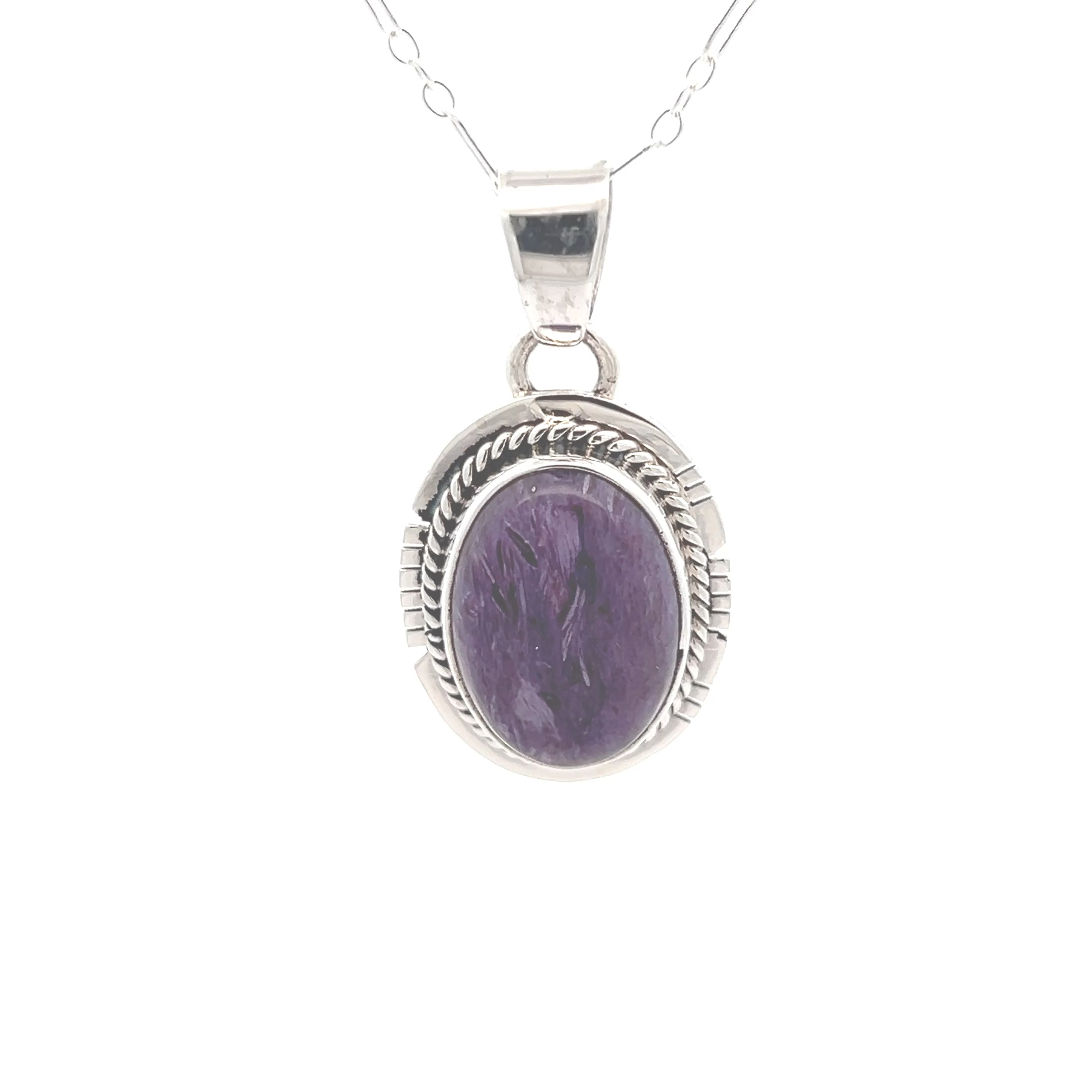 More Unique Singer Charoite Singer Native American Navajo Sterling Silver Turquoise Necklace More Unique Singer Charoite Singer Native American Navajo Sterling Silver Turquoise Necklace
