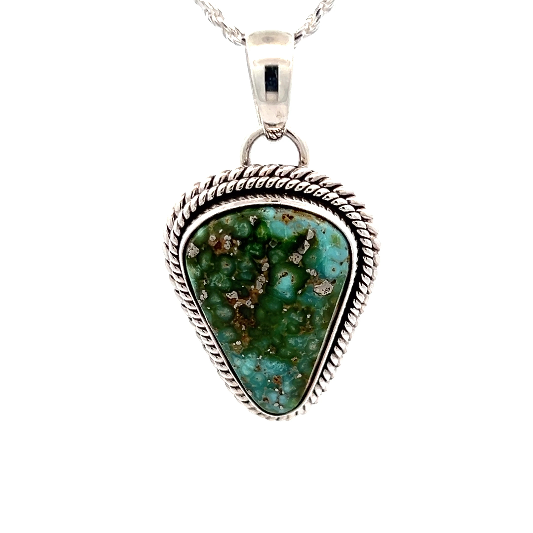 Absolutely Incredible Vintage Navajo 'Last Chance Turquoise' Native American Jewelry Silver Necklace