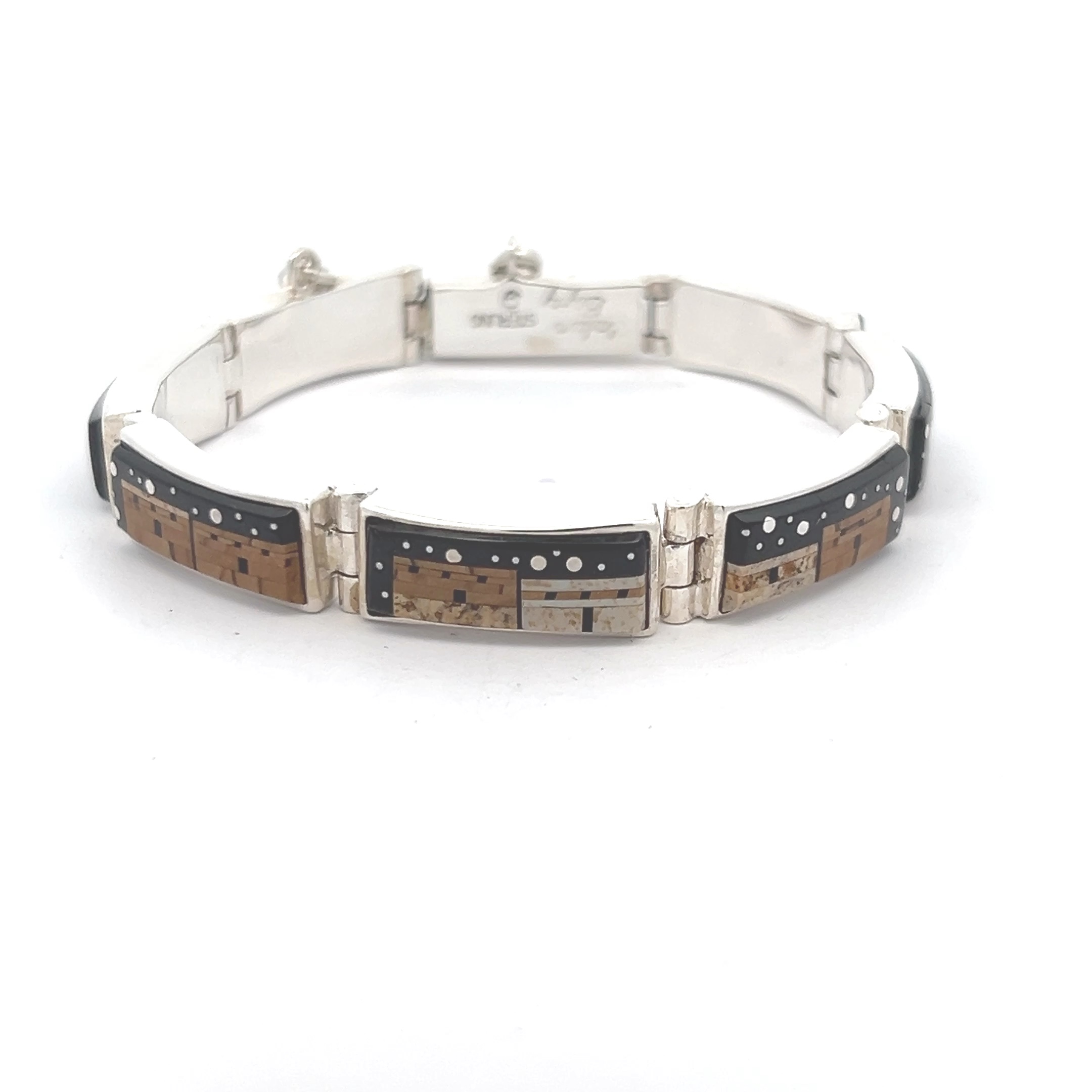 Most Detailed Vintage Southwest Pueblo Sterling Silver Bracelet Most Detailed Vintage Southwest Pueblo Sterling Silver Bracelet