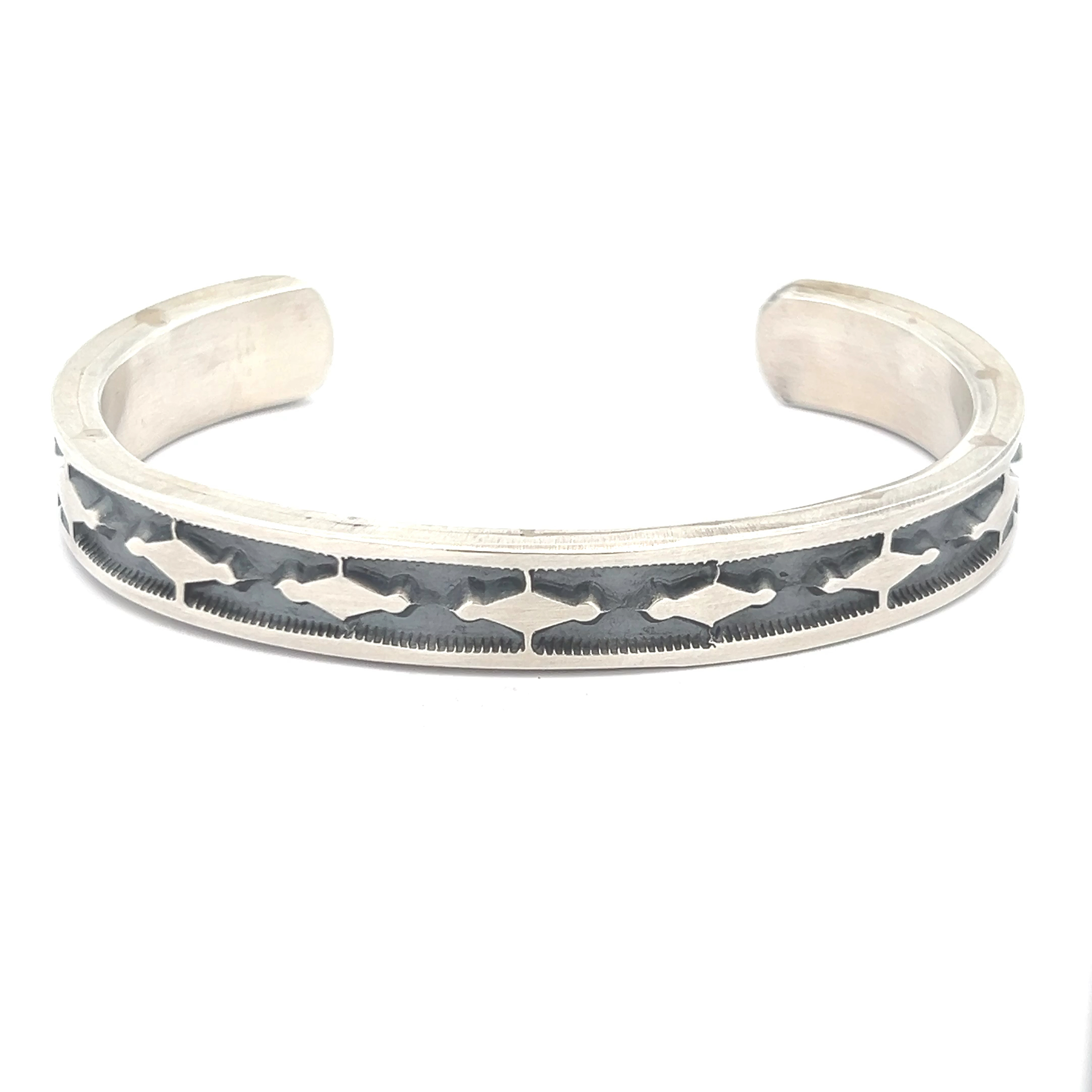 Treasures of the Southwest: Sterling Silver Navajo Bracelet