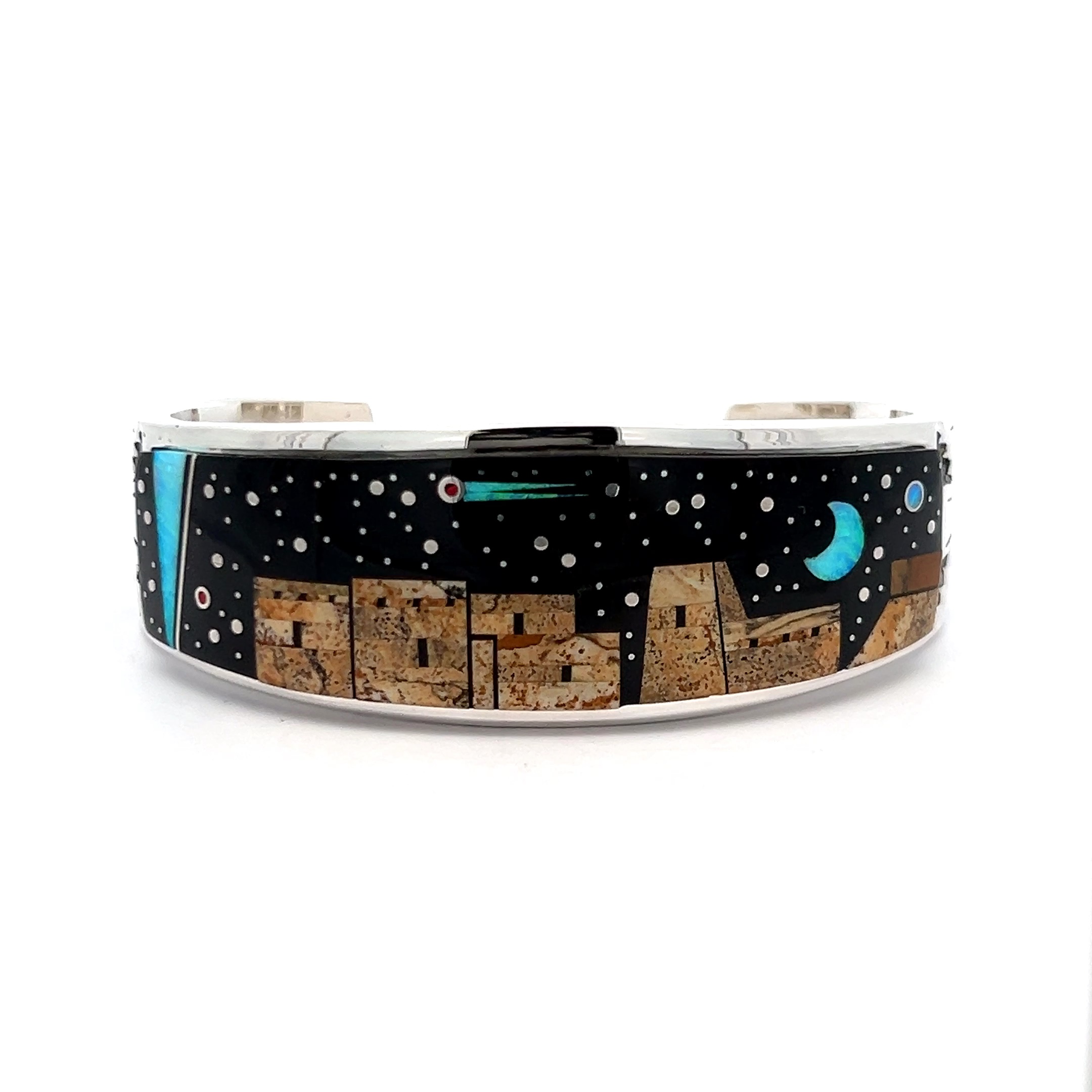 Abe Begay Monument Valley Vintage Native American Navajo Turquoise Sterling Silver Bracelet Abe Begay Monument Valley Vintage Native American Navajo Turquoise Sterling Silver Bracelet