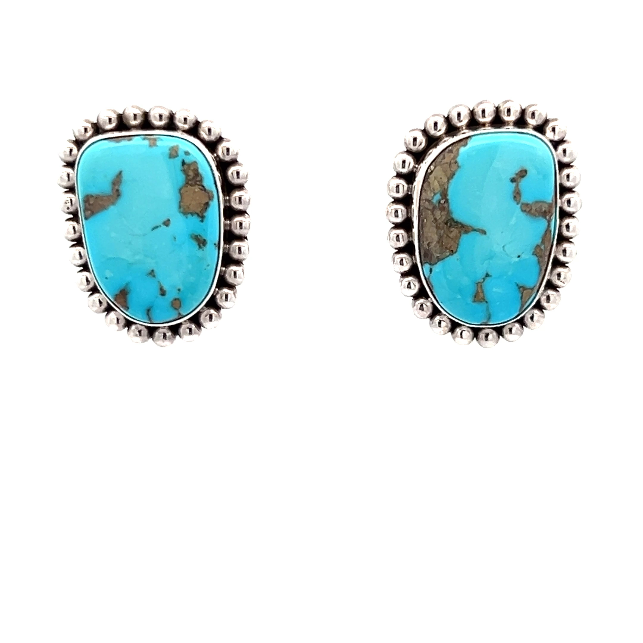 Turquoise Sterling Silver Post Earrings Turquoise Sterling Silver Post Earrings