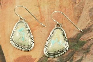Boulder Turquoise Earrings Treasures Of The Southwest Boulder Turquoise Earrings
