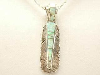 Beautiful Fire & Ice Lab Opals inlaid between ribbons of Sterling Silver. Precision inlay on the bale and pendant. Free 18