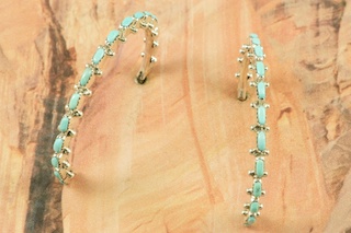Sleeping Beauty Turquoise Earrings Treasures Of The Southwest Sleeping Beauty Turquoise Earrings