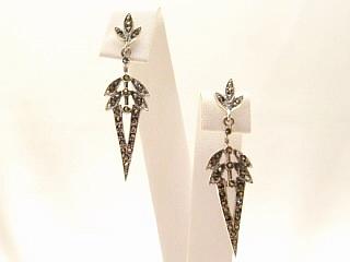 Nickel-free Sterling Silver, Marcasite Post Earrings. Treasures of the Southwest.com guarantees that our Sterling Silver Jewelry is 925 Sterling or above.