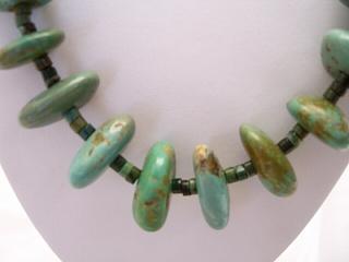 Native American Indian Jewelry, Nevada Turquoise Necklace