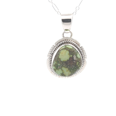 Native American Indian Jewelry Sonoran Turquoise Pendant
