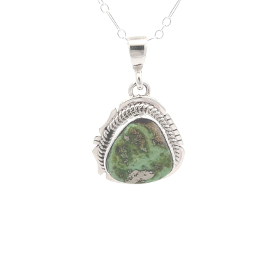 Native American Jewelry Genuine Sonoran Turquoise Pendant