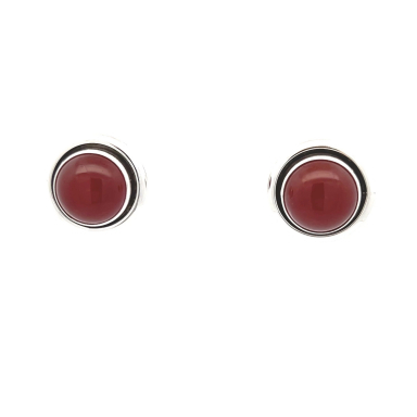Artie Yellowhorse Native American Jewelry Genuine Amber Sterling Silver Earrings
