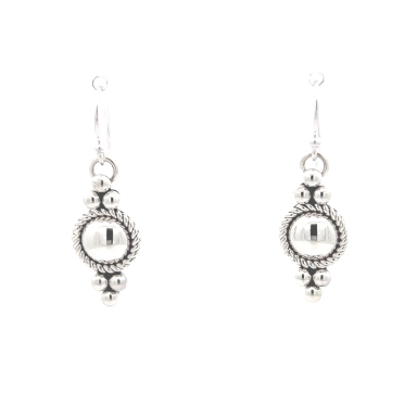 Artie Yellowhorse Jewelry Sterling Silver Dangle Earrings