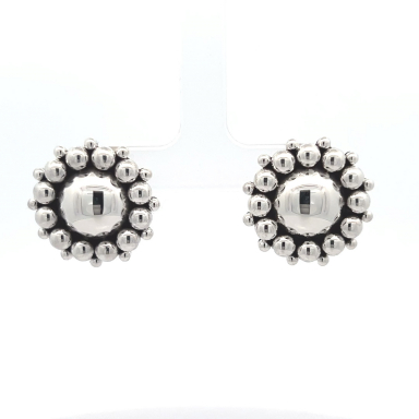 Artie Yellowhorse Jewelry Sterling Silver Rising Sun Earrings
