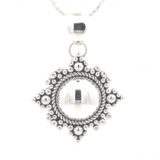Artie Yellowhorse Jewelry Rising Sun Design Sterling Silver Pendant