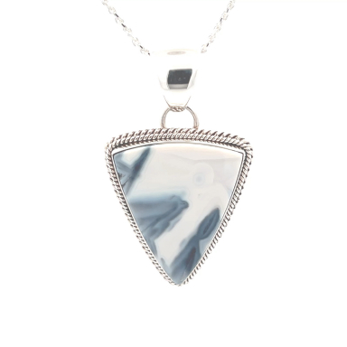 Artie Yellowhorse Jewelry Genuine Brazilian Agate Sterling Silver Pendant