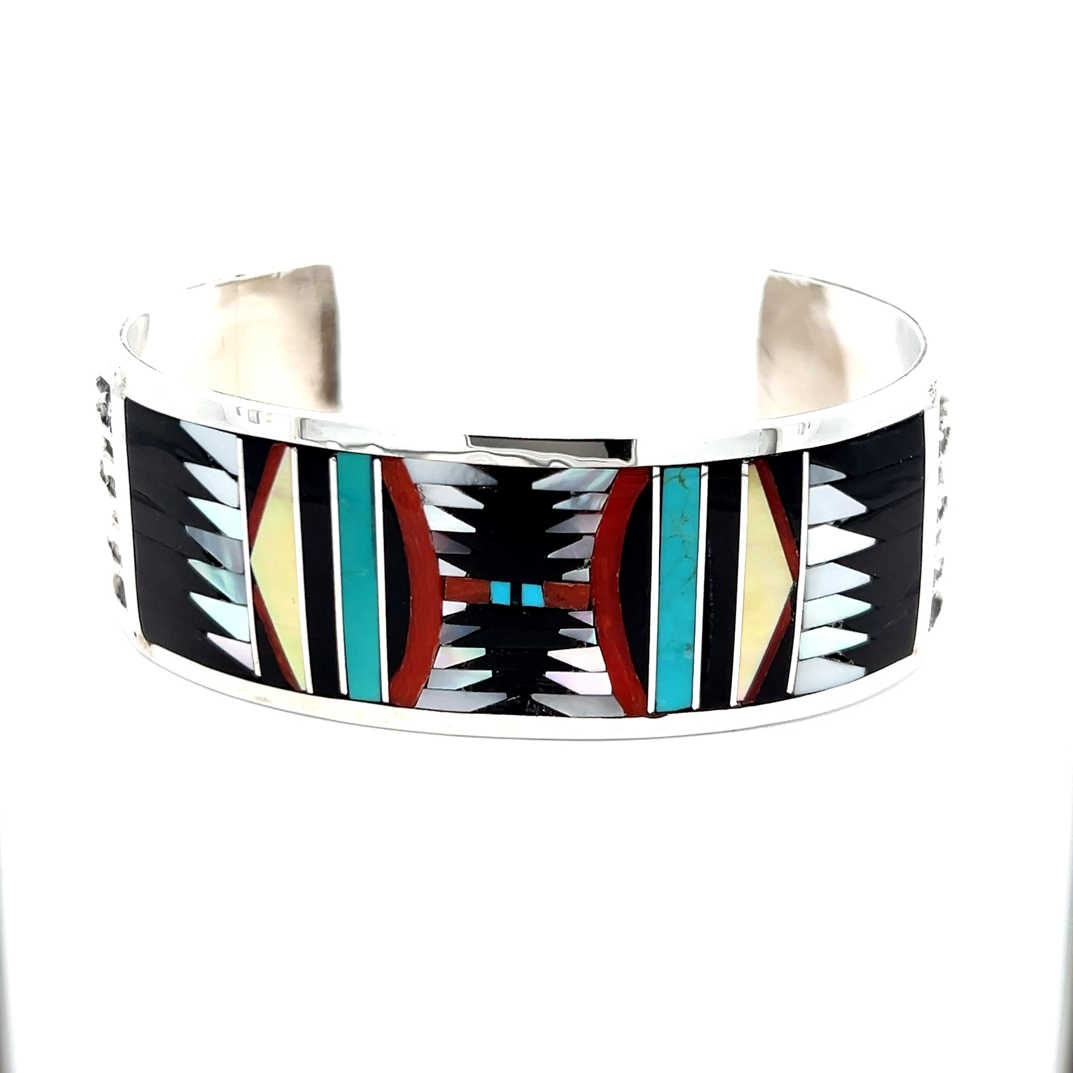 アクセサリー Zuni Handmade silver Bracelet Treasures of the Southwest: Zuni Indian Jewelry 8
