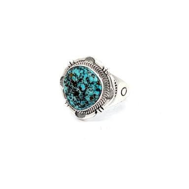 Genuine Candelaria Turquoise Sterling Silver Ring