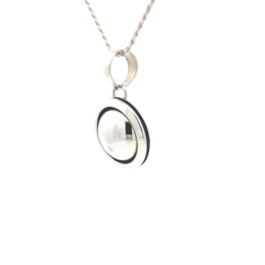 Artie Yellowhorse Jewelry Sterling Silver Shadow Box Design Pendant