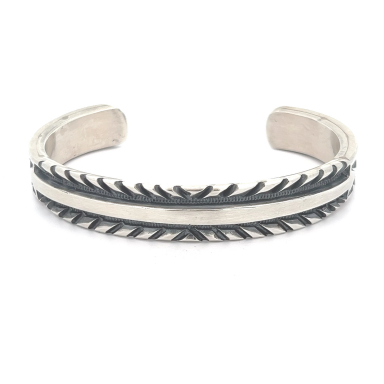 Sterling Silver Native American Bracelet Size 7 3/4"
