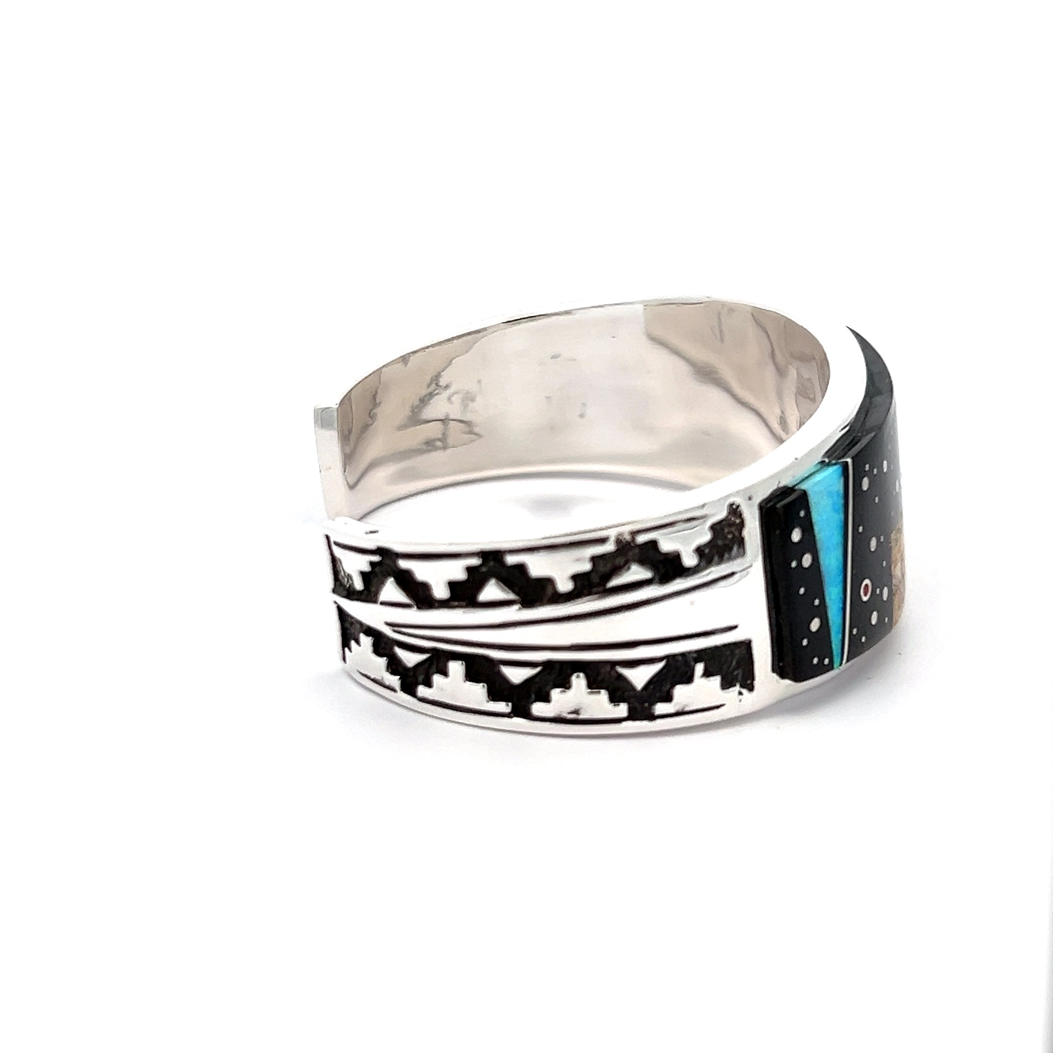 Abe Begay Monument Valley Vintage Native American Navajo Turquoise Sterling Silver Bracelet Abe Begay Monument Valley Vintage Native American Navajo Turquoise Sterling Silver Bracelet