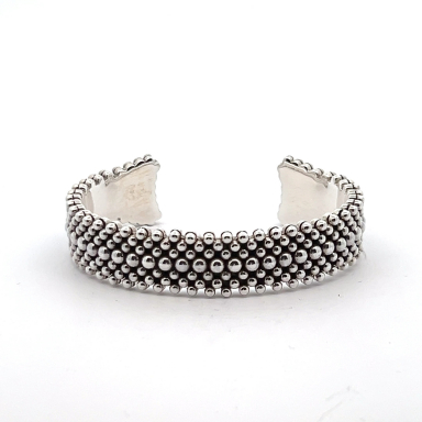 Artie Yellowhorse Sterling Silver Bead Bracelet