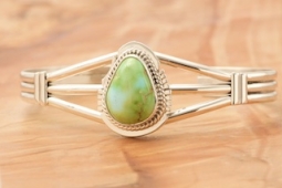 Native American Jewelry Genuine Sonoran Turquoise Bracelet