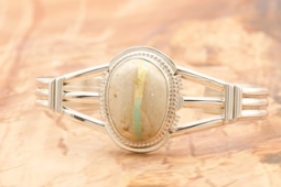 Native American Jewelry Genuine Boulder Turquoise Bracelet