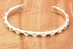 Artie Yellowhorse Sterling Silver Navajo Bracelet