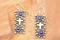 Genuine Blue Lapis Earrings from the Million Drops Collection