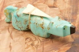 Zuni Indian Turquoise Fox Fetish