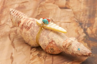 Zuni Indian Travertine Badger Fetish