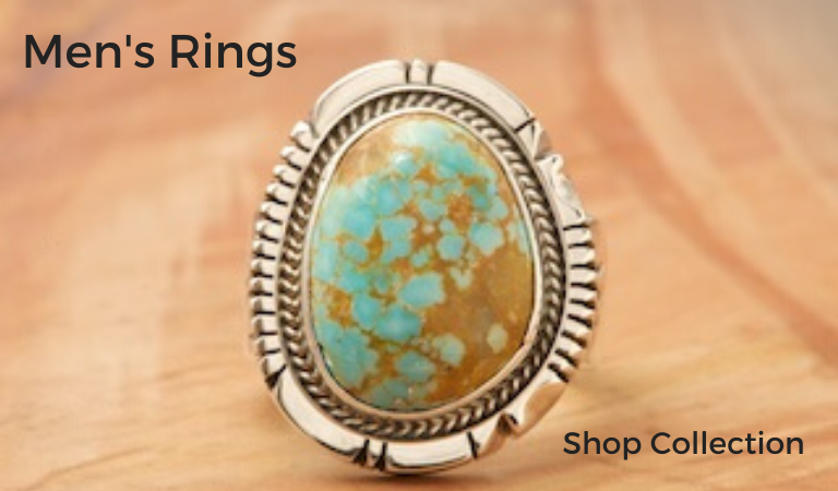 Men's Turquoise Rings from Treasures of the Southwest for 2020