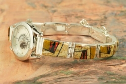 Calvin Begay Ladies Watch Bracelet