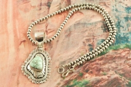 Day 5 Deal - Genuine Campitos Turquoise Pendant and Necklace Set