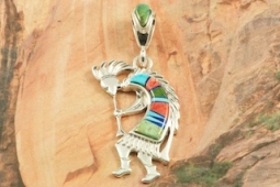Navajo Kokopelli Pendant