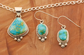 Treasures of the Southwest: Genuine Sonoran Turquoise Sterling