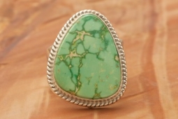 Genuine Emerald Valley Turquoise Sterling Silver Ring