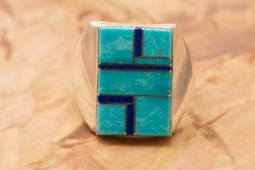 Sleeping Beauty Turquoise Inlay Ring