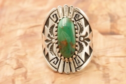 Native American Jewelry Royston Turquoise Sterling Silver Ring