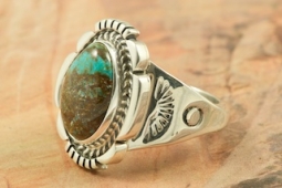 Genuine Sunnyside Turquoise Sterling Silver Ring