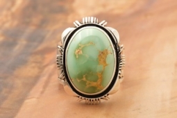 High Grade Royston Turquoise Sterling Silver Ring