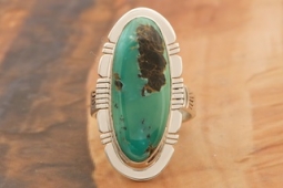 Genuine Royston Turquoise Sterling Silver Ring