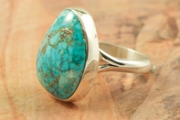 Apache Blue Turquoise Ring