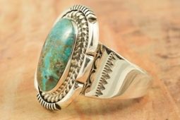 Genuine Sunnyside Turquoise Sterling Silver Ring