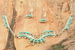 Zuni Necklace and Earrings Set