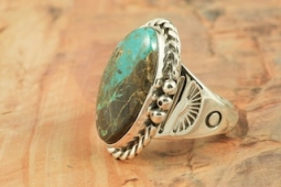 Genuine Sunnyside Turquoise Sterling Silver Ring